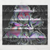 Techno Bouquet Alkoholflaschenetikett (Einzelnes Label)