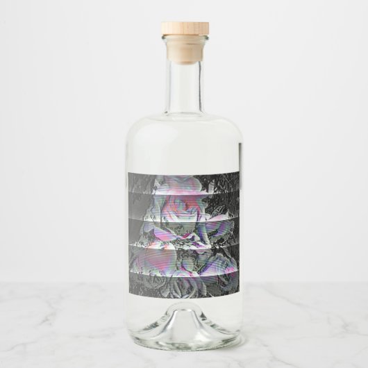 Techno Bouquet Alkoholflaschenetikett (Vorderseite)