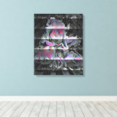 Techno Bouquet Canvas Print Leinwanddruck (Insitu (Holzboden))