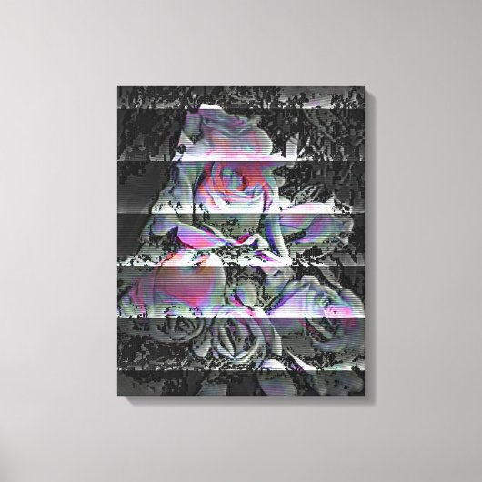 Techno Bouquet Canvas Print Leinwanddruck (Vorderseite)