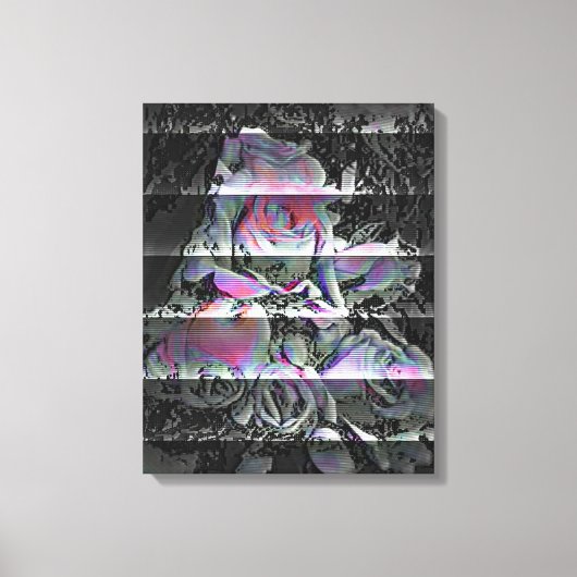 Techno Bouquet Canvas Print Leinwanddruck (Vorderseite)