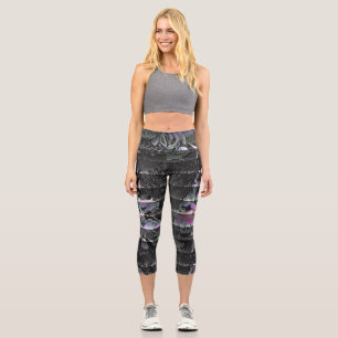 Techno Bouquet Capri Leggings