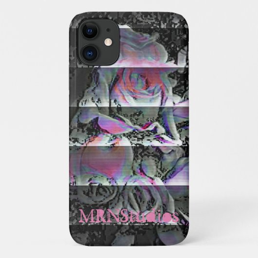 Techno Bouquet Case-Mate iPhone Hülle (Rückseite)