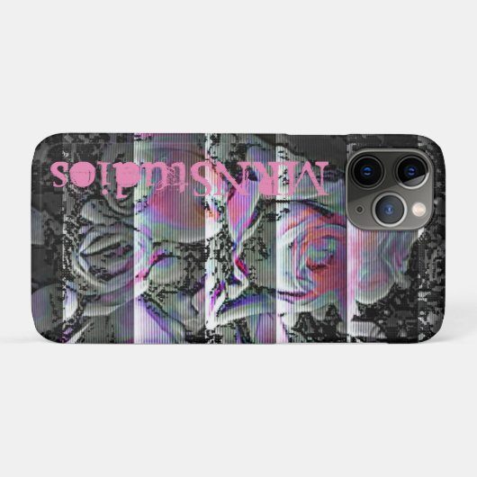 Techno Bouquet Case-Mate iPhone Hülle (Rückseite (Horizontal))