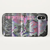 Techno Bouquet Case-Mate iPhone Hülle (Rückseite (Horizontal))