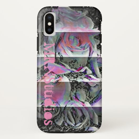 Techno Bouquet Case-Mate iPhone Hülle (Rückseite)