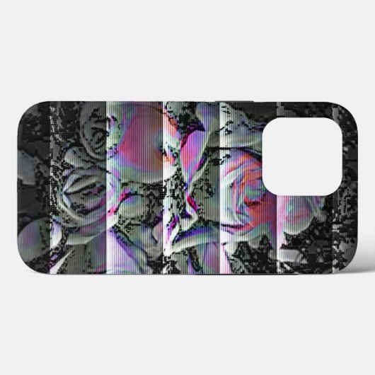 Techno Bouquet Case-Mate iPhone Hülle (Rückseite (Horizontal))