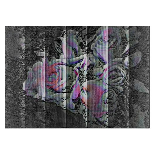 Techno Bouquet Cutting Board Schneidebrett (Vorderseite)