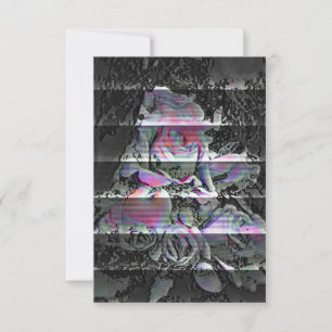 Techno Bouquet  Dankeskarte