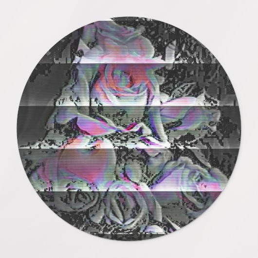 Techno Bouquet Etiketten (Design 1)