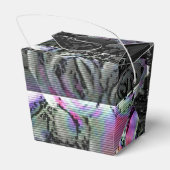 Techno Bouquet Favor Box Geschenkschachtel (Rückseite)