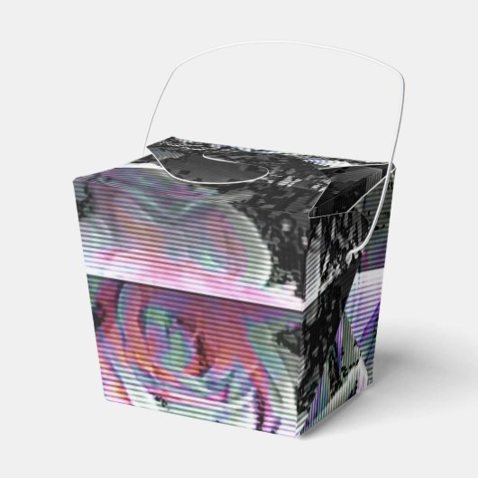 Techno Bouquet Favor Box Geschenkschachtel (Vorderseite)