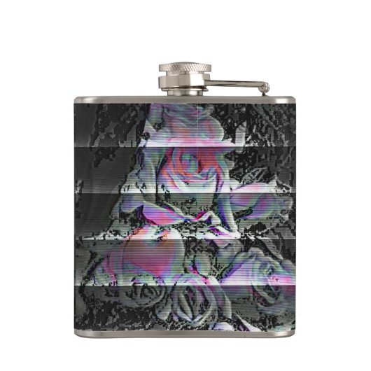 Techno Bouquet Flachmann (Rückseite)