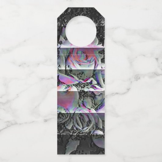 Techno Bouquet Flaschenanhänger (Vorderseite)