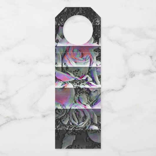 Techno Bouquet Flaschenanhänger (Rückseite)