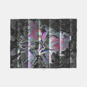 Techno Bouquet Fleece-Decke Fleecedecke (Vorderseite (Horizontal))