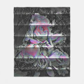 Techno Bouquet Fleecedecke (Vorderseite)