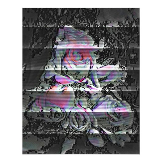Techno Bouquet Foto Druck (Vorne)