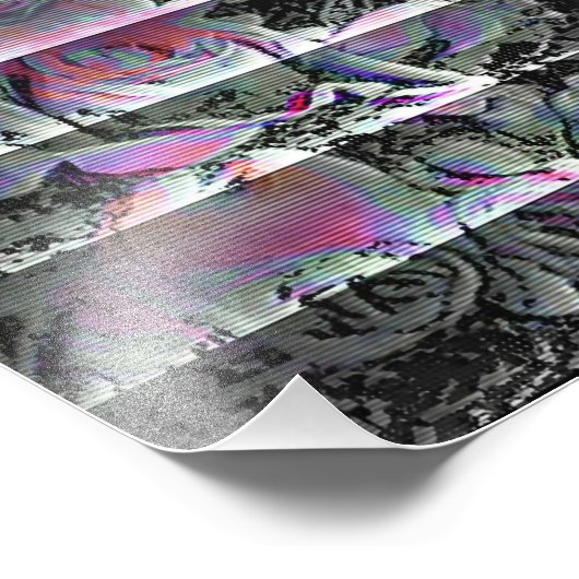 Techno Bouquet Fotodruck (Ecke)