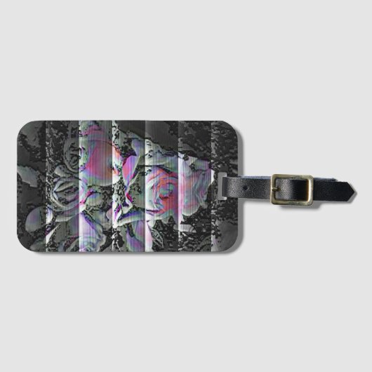 Techno Bouquet Gepäck Tag Gepäckanhänger (Vorderseite (Horizontal))