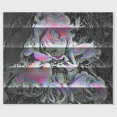 Techno Bouquet Geschenkpapier (Flach)