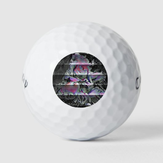 Techno Bouquet Golf Balls Golfball (Vorderseite)