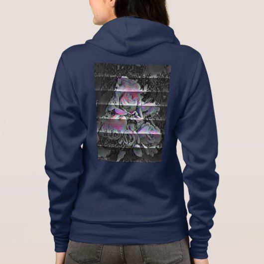 Techno Bouquet Hoodie (Rückseite)