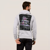 Techno Bouquet Hoodie (Schwarz voll)