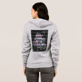 Techno Bouquet Hoodie (Schwarz voll)