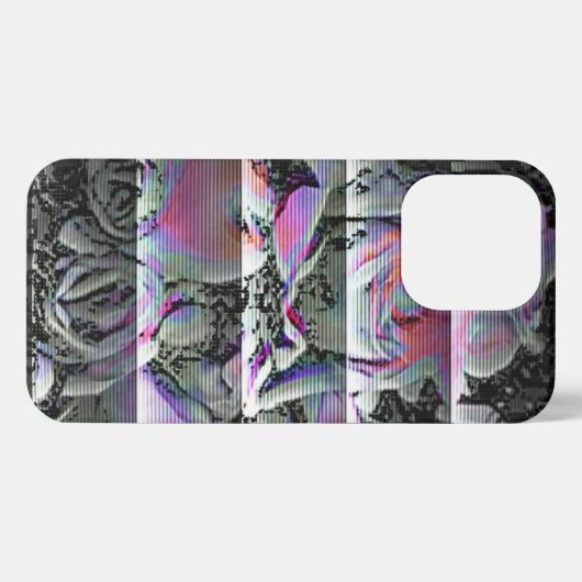Techno Bouquet iPhone Hülle (Rückseite (Horizontal))
