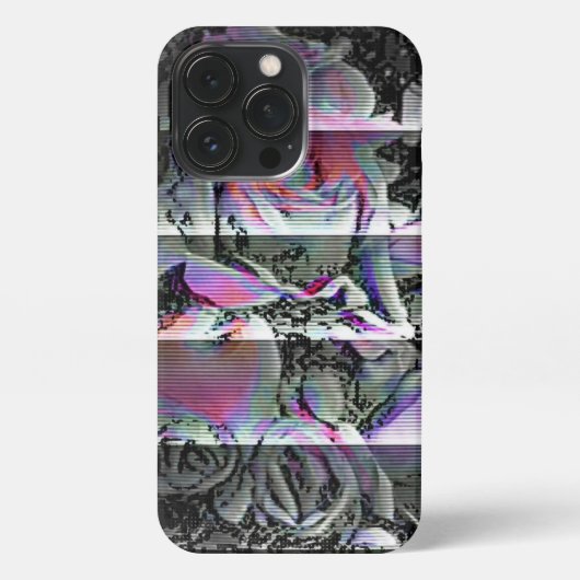 Techno Bouquet iPhone Hülle (Rückseite)