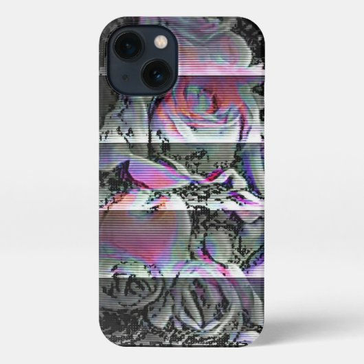 Techno Bouquet iPhone Hülle (Rückseite)