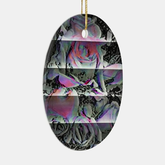 Techno Bouquet Keramik Ornament (Rechts)