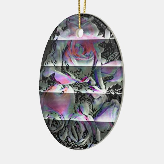 Techno Bouquet Keramik Ornament (Links)