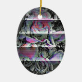 Techno Bouquet Keramik Ornament (Vorne)