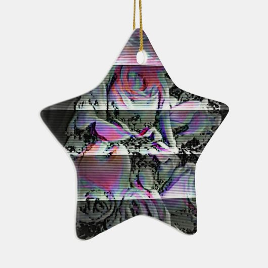 Techno Bouquet Keramik Ornament (Rechts)