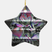 Techno Bouquet Keramik Ornament (Vorne)