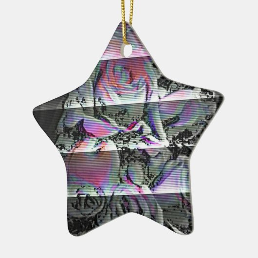 Techno Bouquet Keramik Ornament (Links)