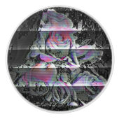 Techno Bouquet Keramikknauf (Vorderseite)