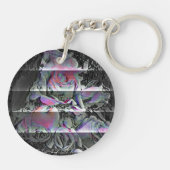Techno Bouquet  Keychain Schlüsselanhänger (Rückseite)