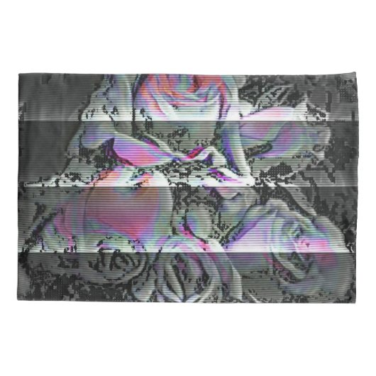 Techno Bouquet Kissenbezug (Rückseite)