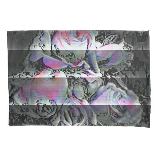 Techno Bouquet Kissenbezug (Vorderseite)