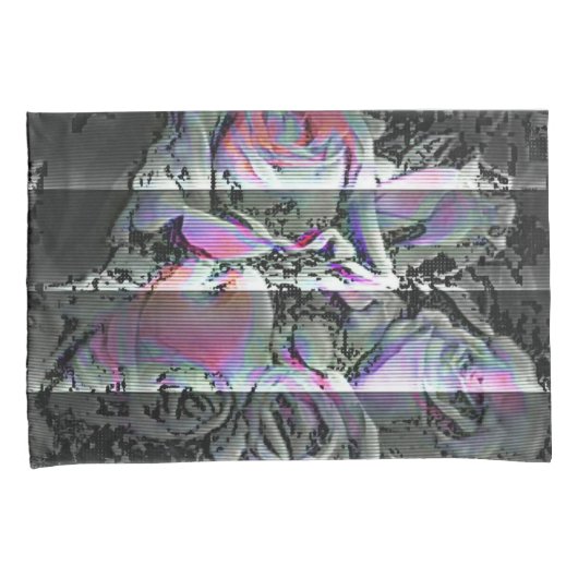 Techno Bouquet Kissenbezug (Vorderseite-Rechts)