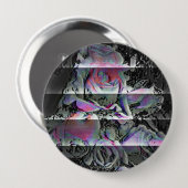 Techno Bouquet  Knopf Button (Vorne & Hinten)