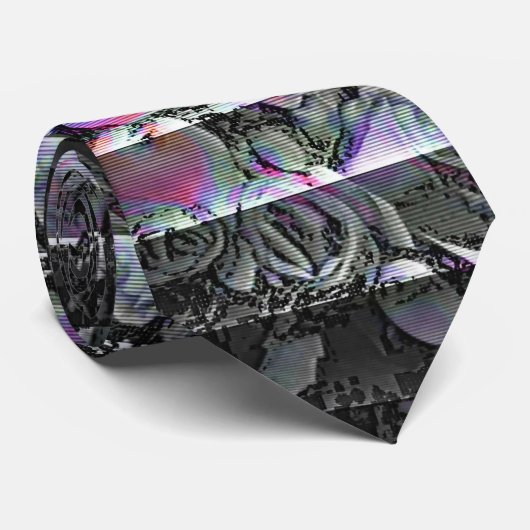 Techno Bouquet Krawatte (Gerollt)