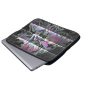 Techno Bouquet Laptop Sleeve (Vorne Knopf)