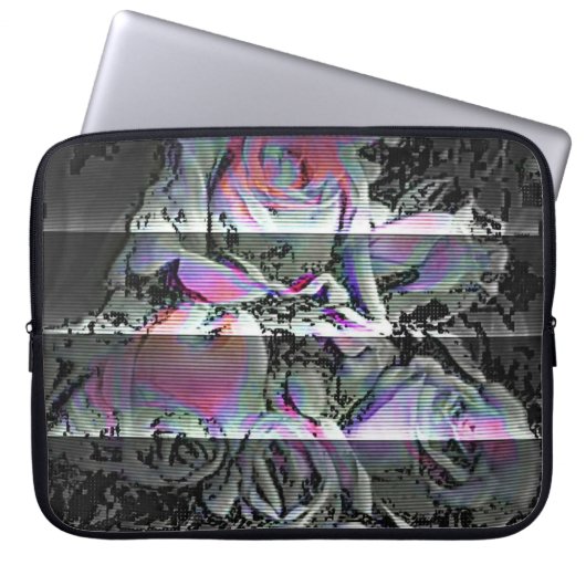 Techno Bouquet Laptop Sleeve (Vorderseite)