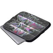 Techno Bouquet Laptop Sleeve (Vorne Knopf)