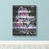 Techno Bouquet Leinwanddruck (Insitu (Holzboden))