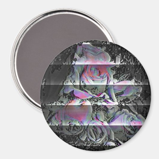 Techno Bouquet Magnet (Vorderseite/Rückseite)